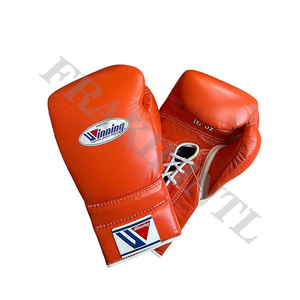 Fabricant d'usine Ensemble de boxe gagnant en cuir imprimé personnalisé pour adultes Entraînement Ensemble de combat gagnant poinçonnage professionnel personnalisé - Product Image 5
