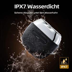 Mini Afeitadora Eléctrica para Hombre, Cuchillas Flotantes Dobles, Resistente al Agua IPX7, USB-C, Lavable, para un Afeitado Suave - Product Image 6