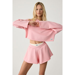Ensemble deux pièces Urban Beat POISE en coton biologique, col bateau, manches longues et taille élastiquée, coupe décontractée - Product Image 6
