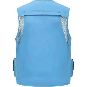 เสื้อกั๊กตกปลาน้ำหนักเบาระบายอากาศได้ดีเสื้อกันลมกันน้ำมีกระเป๋าหลายช่องสำหรับนักตกปลาในฤดูหนาว - Product Image 5