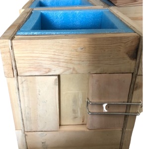 Shock Absorbing Foam Lining Wooden <b>Box</b> Custom Size Premium Quality Durable Solid Wood <b>Crates</b> Heavy Duty Shipping <b>Box</b> - Product Image 4