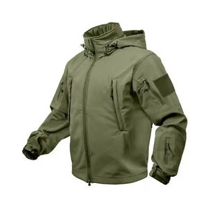 Chaquetas Softshell Personalizadas para Hombre, Estilo Urbano, para Senderismo en Invierno, Hechas de Lona, Nailon y Poliéster - Product Image 4