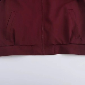 แจ็คเก็ตลำลองของผู้หญิงเสื้อโค้ทเสื้อนอกแขนยาวเสื้อหลวมลำลอง2024มีซิป - Product Image 5