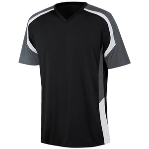 เสื้อฟุตบอลผ้าโพลีเอสเตอร์แบบ100% เสื้อฟุตบอลแบบลำลองแห้งเร็วพิมพ์ซับลิเมชันดีไซน์ใหม่ - Product Image 4