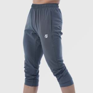<b>Summer</b> Style Grey Bottoms Pants with Resistance 3/4 Unique Design for Comfortable Wear - Product Image 3
