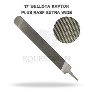 Râpe à sabots Bellota Raptor Plus de 17 pouces, extra large, outil de fermeur pour le soin et la coupe des sabots de cheval - Product Image 2