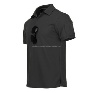 Men's 100% Cotton Tactical T-<b>Shirt</b> Quick Dry Short Sleeve Print Gym Workout Hiking Outdoor Sport <b>Camping</b> Clothing - Product Image 5