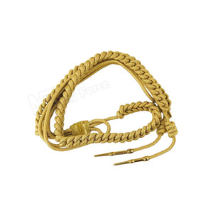 สายสะพายเครื่องแบบสีทองแบบพิธีการ ผลิตตามสั่ง (OEM) สำหรับชุดยูนิฟอร์ม  โรงงานผลิตสายสะพายโดยตรง คุณภาพสูง ดีไซน์หรูหรา - Product Image 5