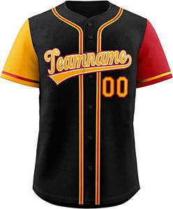 <b>Low</b> MOQ Custom Logo Best Quality Sublimation Baseball Jerseys XL <b>Size</b> Custom Blank Softball & Baseball Shirt for Sports Uniforms - Product Image 1