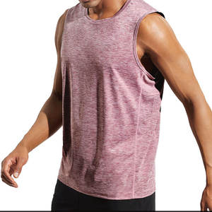 Custom Logo 100% Cotton Workout Fitness Top Lightweight Soft Gym Wear Plain Dyed casual look unique style Tank Top For <b>Men's</b> - Product Image 4