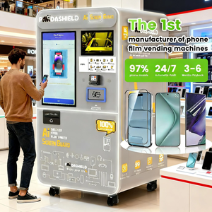 Factory Direct Wholesale Custom Fully Automatic Ai Smart Touch Screen Mobile Phone Screen Protector Vending Machine