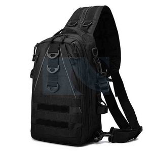 Bolsa de pesca multifuncional, mochila de hombro para deportes al aire libre de gran capacidad, impermeable, con cremallera táctica, para acampar y hacer senderismo - Product Image 2