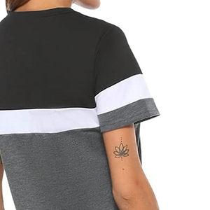 เสื้อยืดผู้หญิงขายดี พิมพ์โลโก้ตามสั่ง ระบายอากาศ แห้งเร็ว คุณภาพสูง ผ้าฝ้ายลำลอง ไซส์ใหญ่ XL XS - Product Image 6