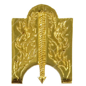 Masonic Regalia Gilt Jewel para Officer's Collar Misraim Rite 2nd Guard Premium Apparel Accesorio - Product Image 1