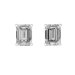 Pendientes de Diamantes Cultivados en Laboratorio de 2.5 CT, Diamantes VVS-VS EF CVD en Oro de 18KT, 14KT, 10KT y Plata 925, Moissanita, Oro Rosa, Amarillo - Product Image 1