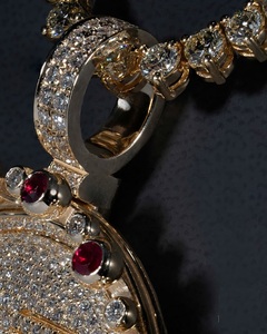 จี้เพชรโมอิส925หรูใส่ได้ทุกเพศจี้ฮิปฮอปประดับด้วยตัวอักษร K สำหรับเครื่องประดับผู้ชายและผู้หญิง - Product Image 6