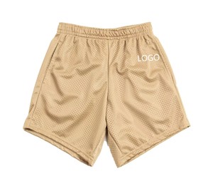 กางเกงขาสั้นบาสเก็ตบอลตาข่ายโพลีเอสเตอร์มีขอบลึกสำหรับผู้ชายกางเกงขาสั้นใส่ออกกำลังกายออกกำลังกายในฤดูร้อน - Product Image 2