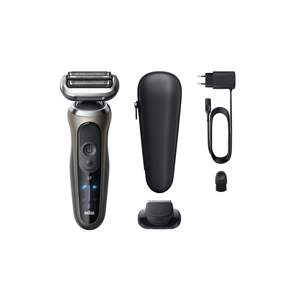 Rasoir électrique doré étanche IPX7 pour homme, autonomie de 60 minutes, tondeuse de précision, utilisation humide/sèche, conception sans fil - Product Image 2