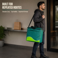 Sac isotherme personnalisé OEM pour la livraison de repas, sac fourre-tout thermique imperméable pour la restauration et les flottes de coursiers