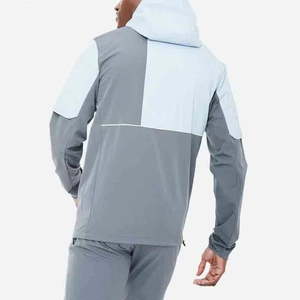 Nouveau style, meilleur prix de gros, survêtement coupe-vent en polyester pour homme, design personnalisé OEM, survêtement coupe-vent léger - Product Image 3