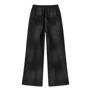 Pantalones Cargo de Forro Polar Grueso para Hombre 2025 Personalizados, Lavado Ácido, Cintura Media, Lona Bordada, Estilo Casual - Product Image 2