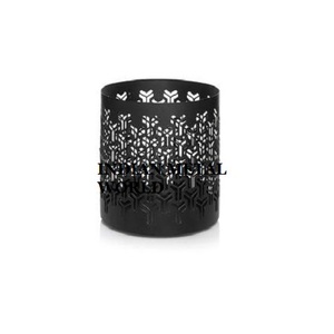 Soporte votivo de vela de Metal de Color negro con diseño de corte más vendido, soporte votivo de tamaño mediano hecho a mano para uso en el hogar, Hotel y Resort - Product Image 3