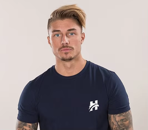 T-shirt en jersey pour homme, coupe classique, haute qualité, polyester et coton, impression sérigraphique personnalisée, anti-plis, séchage rapide, vente en gros - Product Image 3