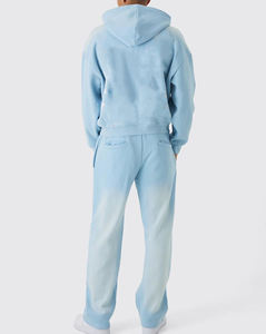 Conjuntos Deportivos de Algodón con Capucha Estampados para Hombre, Conjuntos Deportivos Unisex Personalizados para Gimnasio, Conjunto de Dos Piezas para Correr - Product Image 2