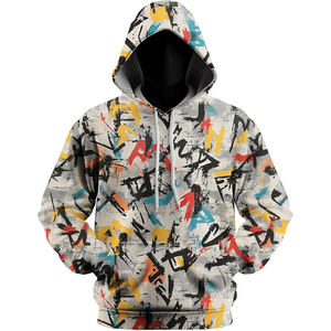 Sudadera con Capucha de Forro Polar Estampada Informal de Invierno de Buena Calidad al por Mayor, Estampada por Sublimación con el Logotipo de la Empresa, para Unisex - Product Image 3