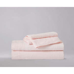 Ensemble de draps plats classiques en lin pour lit king-size, respirants, tissés, unis, 4 ou 6 pièces, pour usage domestique - Product Image 3