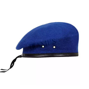 Custom Color Men Ceremonial Knit Wholesale <b>Beret</b> Ceremonial <b>Beret</b> Hat 100% Wool <b>Beret</b> Cap - Product Image 1