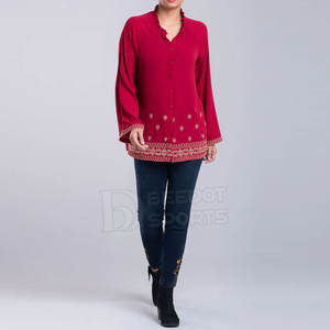 Vente en gros personnalisé femmes respirant droit décontracté grande taille jeans 100% coton Offre Spéciale d'été - Product Image 3