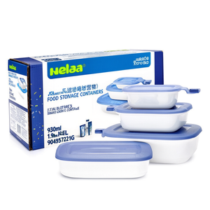 Juego de recipientes para alimentos 3 piezas (930 ml, 1,9 y 3,0 litros) FAMILY FOOD Azul 904057271G - Product Image 2