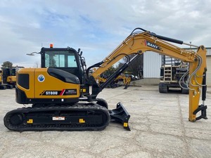 Excavadora compacta SANY SY80U, precio de 2022, maquinaria de construcción, motor Yanmar, incluye cojinete de engranaje de Motor, ¡otra maquinaria a la venta! - Product Image 5