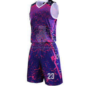 Uniforme de Baloncesto Personalizado con el Logotipo de tu Equipo, Sublimado en Poliéster, Duradero, de Secado Rápido y Transpirable para Adultos, en Oferta - Product Image 2