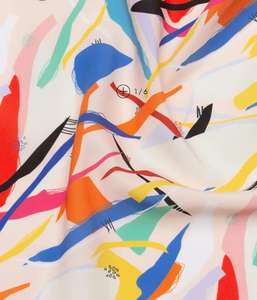 定制面料印花弹力有机氨纶透气再生比基尼面料 - Product Image 6