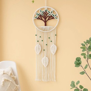 Suspension murale en macramé de conception ronde d'arbre de qualité supérieure pour une décoration intérieure chic, murs de la maison, chambre à coucher, salon, cadeaux en provenance d'Inde - Product Image 6
