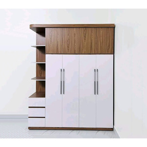 Modern 3-Compartment Dental Wardrobe T Nha for Storing Clothing Easy to Clean Standing Type Rectangle Shape - Product Image 1