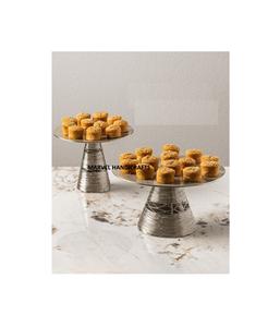 NUEVA BANDEJA DE SERVICIO DE ARTESANÍA DE METAL CUENCO ÁRABE PARA EID RAMADAN REGALO COCINA VAJILLA PLATOS PARA SERVIR - Product Image 1