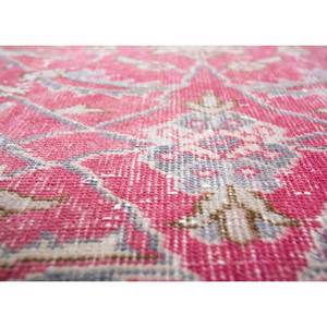 พรมขนสัตว์ทอมือลายดอกไม้สีแดงส้ม รุ่น Pae-233 ขนาดใหญ่ สไตล์วินเทจ สำหรับห้องนั่งเล่น ห้องโถง ทางเดิน เหมาะสำหรับวัยรุ่น รูปทรงสี่เหลี่ยมผืนผ้า - Product Image 3