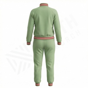 Women's Slim Fit Hooded Solid Winter Printed <b>Polyester</b> <b>Tracksuits</b> Premium Quality Running Sportswear Customized Design Bulk Set - Product Image 2