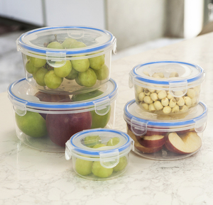 Hộp Sắp Xếp Nhà Bếp Tủ Đông Lò Vi Sóng Cấp Thực Phẩm PP Hộp Đựng Thực Phẩm Kín Khí Trong Suốt Giữ An Toàn Bộ Hộp Đựng Có Nắp Đậy - Product Image 4