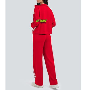 2024 automne nouveau Sport costume femmes survêtement à manches longues rayé course ensemble Jogging ensemble pantalons de survêtement 2 pièces vêtements de sport femme - Product Image 3