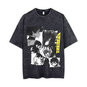 Custom Logo Plain <b>Men</b> Vintage Blank Acid Wash T <b>Shirt</b> Color Breathable High Street Custom logo Acid Wash T <b>Shirt</b> for <b>Men</b> - Product Image 1