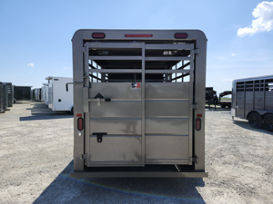 2027 16FT Livestock <b>Trailer</b> Tandem Axle Cattle Horse Stock <b>Trailer</b> Escape Door Bumper Pull 7000 GVWR for <b>farm</b> <b>trailer</b> for sale - Product Image 6