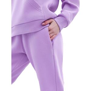 Ensemble de survêtement décontracté pour femmes en coton deux pièces, personnalisé, molleton 420g, vente en gros, poids lourd, pull surdimensionné - Product Image 3