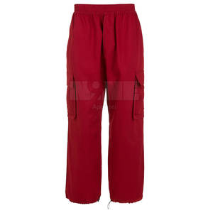 กางเกงคาร์โก้เอวสูงแห้งเร็วผ้าแคนวาสแบบลำลองออกแบบโลโก้ของคุณเอง - Product Image 1