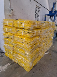 Tela de malla de lona de HDPE, tamaño personalizado, superfuerte, 600D, GSM, tratada con UV, impermeable, resistente al desgarro, lisa, para uso multiusos - Product Image 4