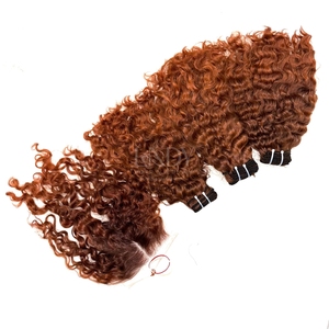 Extensiones de cabello humano vietnamita de color rizado birmano superventas con precio al por mayor - Product Image 3