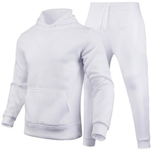 Chándal de invierno XXL personalizado para hombre, alta calidad, 100% algodón, poliéster, transpirable, sudaderas con capucha sin costuras, conjunto de Jogger de talla grande Reversible - Product Image 1